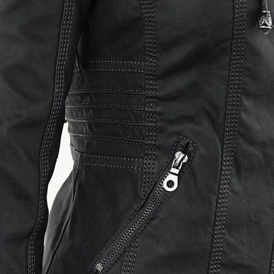Jill | Waterproof Leather Jacket