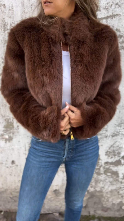 Alina | Faux Fur Jacket